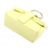  Dámska kožená kabelka Luka 26-123 DOLLARO svetložltá 33 x 22 x 13 cm