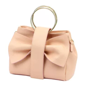    Dámska kožená kabelka Luka 26-123 DOLLARO fialovej farby 33 x 22 x 13 cm