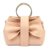  Dámska kožená kabelka Luka 26-123 DOLLARO fialovej farby 33 x 22 x 13 cm