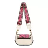 Dámska kožená kabelka EGO ECS0033WF 030026WL béžovo-čierna, cez rameno 23×13×8 cm