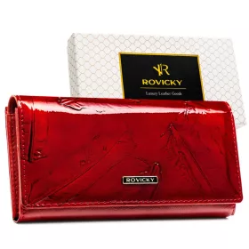    Dámska peňaženka Rovicky RPN-24A-FO-YM červená 18,5 x 9,5 x 3 cm