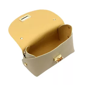    Dámska kožená kabelka Luka 26-106 DOLLARO v tmavomodrej farbe 19 x 13 x 9 cm