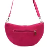 Luka 26-128 magenta női velúr bőr bőr kézitáska 30 x 17 x 5 cm