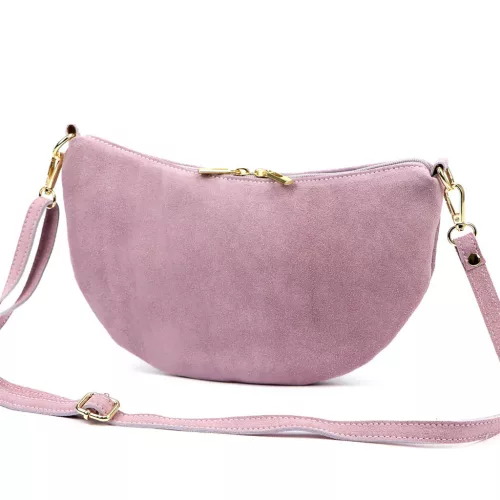 Luka 26-128 lila női velúr bőr bőr kézitáska 30 x 17 x 5 cm