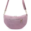 Luka 26-128 lila női velúr bőr bőr kézitáska 30 x 17 x 5 cm