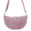 Luka 26-128 lila női velúr bőr bőr kézitáska 30 x 17 x 5 cm