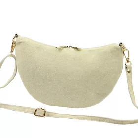   Luka 26-128 bézs női velúr bőr bőr kézitáska 30 x 17 x 5 cm