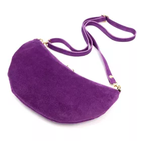   Luka 26-128 lila női velúr bőr bőr kézitáska 30 x 17 x 5 cm