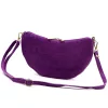 Luka 26-128 lila női velúr bőr bőr kézitáska 30 x 17 x 5 cm