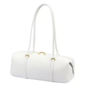    Dámska kožená kabelka Luka 26-129 DOLLARO biela 39 x 19 x 16 cm