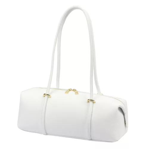  Dámska kožená kabelka Luka 26-129 DOLLARO biela 39 x 19 x 16 cm