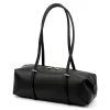  Dámska kožená kabelka Luka 26-129 DOLLARO čierna 39 x 19 x 16 cm