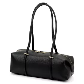    Dámska kožená kabelka Luka 26-129 DOLLARO čierna 39 x 19 x 16 cm
