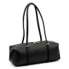  Dámska kožená kabelka Luka 26-129 DOLLARO čierna 39 x 19 x 16 cm