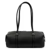  Dámska kožená kabelka Luka 26-129 DOLLARO čierna 39 x 19 x 16 cm