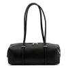  Dámska kožená kabelka Luka 26-129 DOLLARO čierna 39 x 19 x 16 cm