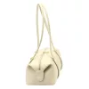 Dámska kožená kabelka Luka 26-129 DOLLARO béžovej farby 39 x 19 x 16 cm