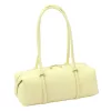 Dámska kožená kabelka Luka 26-129 DOLLARO svetložltá 39 x 19 x 16 cm