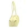  Dámska kožená kabelka Luka 26-129 DOLLARO svetložltá 39 x 19 x 16 cm