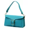 Luka 26-126 DOLLARO türkiz női bőr kézitáska 26.5 x 14.5 x 10 cm