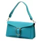 Luka 26-126 DOLLARO türkiz női bőr kézitáska 26.5 x 14.5 x 10 cm