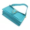 Luka 26-126 DOLLARO türkiz női bőr kézitáska 26.5 x 14.5 x 10 cm