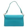 Luka 26-126 DOLLARO türkiz női bőr kézitáska 26.5 x 14.5 x 10 cm