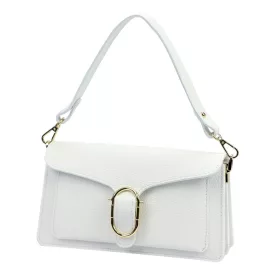   Luka 26-126 DOLLARO fehér női bőr kézitáska 26.5 x 14.5 x 10 cm