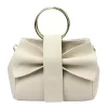  Dámska kožená kabelka Luka 26-123 D béžovej farby, taška cez rameno 33 x 22 x 13 cm