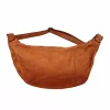  Dámska kožená crossbody kabelka VS 019 koňakovej farby 40 x 20 x 14 cm
