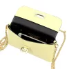  Luka 25-001 DOLLARO svetložltá dámska kožená kabelka 22 x 12,5 x 6 cm