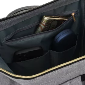  Peterson PTN ALFA GRAY sivý polyesterový batoh