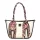  Dámska kožená kabelka cez rameno EGO ES0309WF 020026WL béžová 33 x 8 x 26 cm
