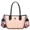  Dámska kožená kabelka cez rameno EGO ES0309WF 020026WL béžová 33 x 8 x 26 cm