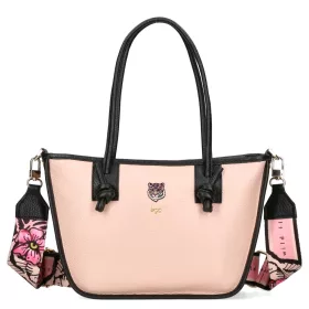   Dámska kožená kabelka cez rameno EGO ES0309WF 020026WL béžová 33 x 8 x 26 cm