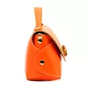  Dámska kožená kabelka Luka 26-106 DOLLARO oranžová 19 x 13 x 9 cm