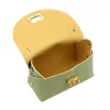  Dámska kožená kabelka Luka 26-106 DOLLARO zelená 19 x 13 x 9 cm