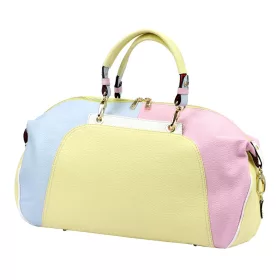    Dámska kožená kabelka Luka 26-136 MULTI DOLLARO so vzorom 45 x 25 x 18 cm