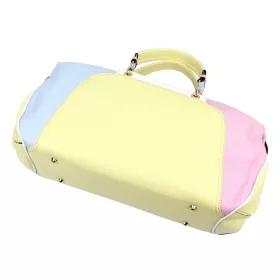    Dámska kožená kabelka Luka 26-136 MULTI DOLLARO so vzorom 45 x 25 x 18 cm