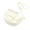  Dámska kožená kabelka cez rameno, crossbody, béžová Luka 25-049 D, rozmery 28 x 18 x 10 cm