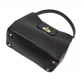    Dámska kožená kabelka Luka 26-113-2 DOLLARO čierna 30 x 24 x 13 cm