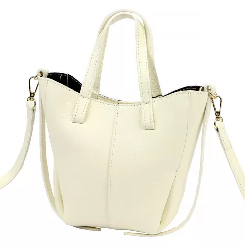  Dámska kožená kabelka Luka 26-124 DOLLARO 24 x 21 x 10 cm