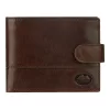  Pánska kožená peňaženka EL FORREST 709-22 hnedej farby 12,5 x 9,8 x 3 cm