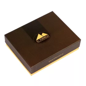    Pánska kožená peňaženka EL FORREST 709-22 hnedej farby 12,5 x 9,8 x 3 cm