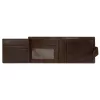  Pánska kožená peňaženka EL FORREST 709-22 hnedej farby 12,5 x 9,8 x 3 cm
