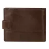  Pánska kožená peňaženka EL FORREST 709-22 hnedej farby 12,5 x 9,8 x 3 cm