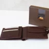  Pánska kožená peňaženka EL FORREST 709-22 hnedej farby 12,5 x 9,8 x 3 cm