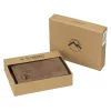  Pánska kožená peňaženka EL FORREST 728-07 hnedej farby 8,5 x 11,5 x 3 cm