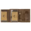 Pánska kožená peňaženka EL FORREST 859-07 hnedej farby 8,5 x 11,5 x 3 cm