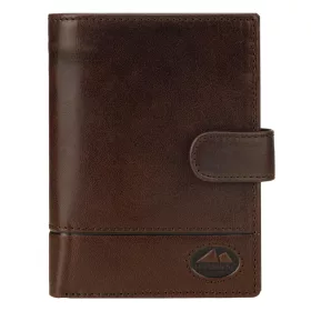    EL FORREST 883-22 RFID hnedá pánska kožená peňaženka 10,5 x 14 x 3 cm